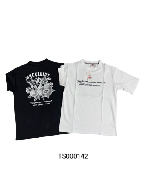 BRANDED ROUND NECK TSHIRT HALF Sleeve COTTON LYCRA FABRIC - Image 3