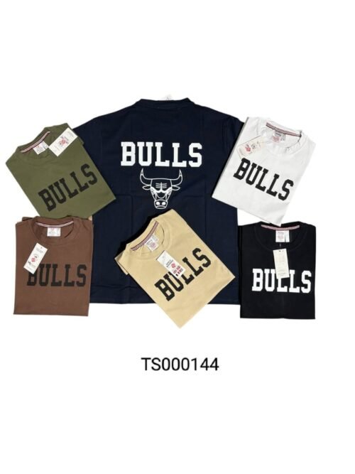 BRANDED ROUND NECK TSHIRT HALF Sleeve FRONT & BACK COTTON LYCRA FABRIC - Image 5