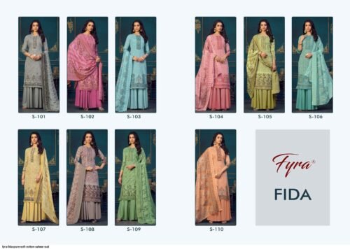 FYRA FIDA PURE SOFT COTTON SALWAR SUIT - Image 3