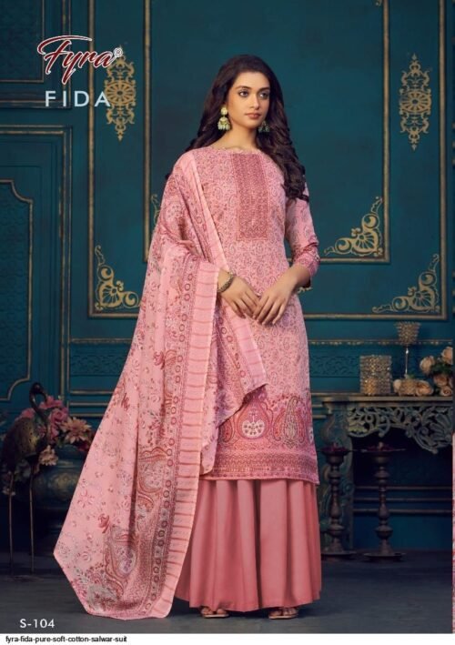 FYRA FIDA PURE SOFT COTTON SALWAR SUIT