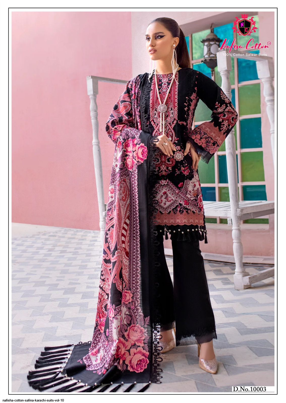 NAFISHA COTTON SAFINA KARACHI SUITS VOL 10 6 NAFISHA COTTON SAFINA KARACHI SUITS VOL 10 - Image 5