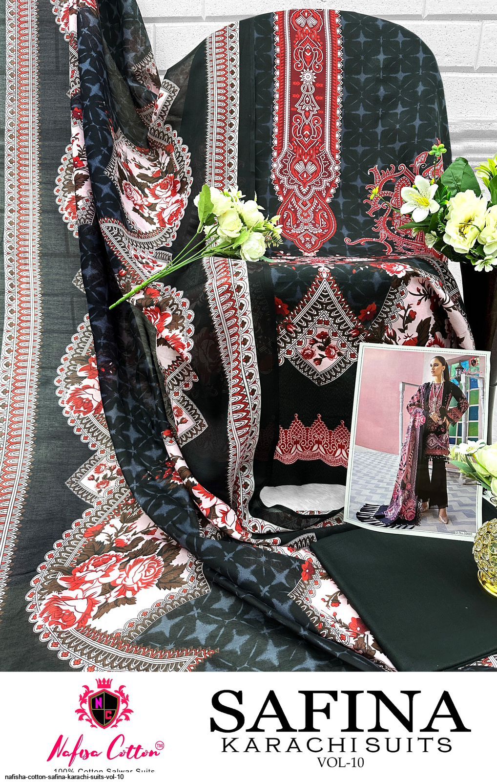 NAFISHA COTTON SAFINA KARACHI SUITS VOL 10 7 NAFISHA COTTON SAFINA KARACHI SUITS VOL 10 - Image 6