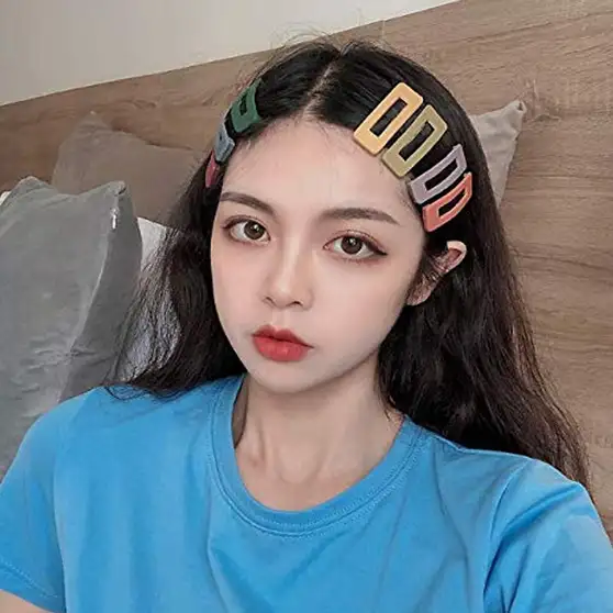 20Pcs Matte Snap Hair Clip B Tic Tac Clip (Multicolor) 3 20Pcs Matte Snap Hair Clip B Tic Tac Clip (Multicolor) - Image 2