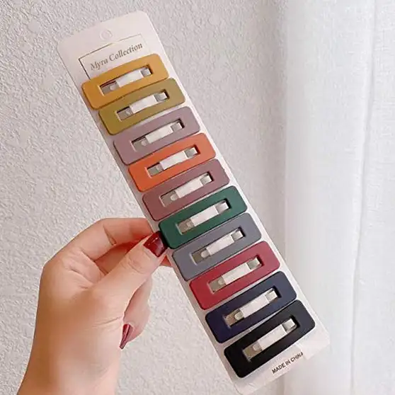 20Pcs Matte Snap Hair Clip B Tic Tac Clip (Multicolor) 5 20Pcs Matte Snap Hair Clip B Tic Tac Clip (Multicolor) - Image 4