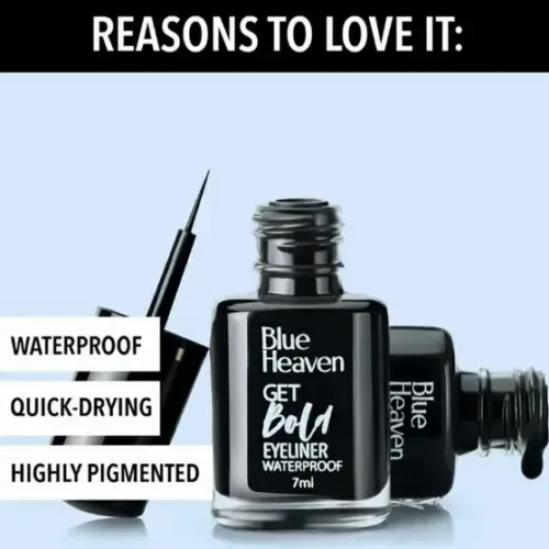 BLUE HEAVEN GET BOLD EYELINER WATERPROOF WATERPROOF BLACK DIAMOND (PACK OF3 ) 21 ml (Black) - Image 3