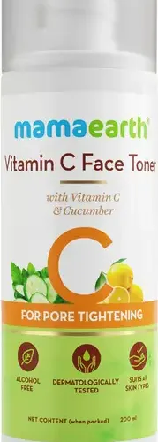 Mamaearth Toner For Face For Pore Tightening with Vitamin C & Cucumber Men & Women (200 ml) 4 | VastrMitr