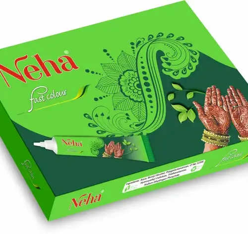 Neha Herbals Neha Fast Tube - Red Synthetic Mehendi (Pack of 10) 10 | VastrMitr