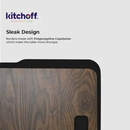 KITCHOFF Foldable multipurpose Table Wood Portable Laptop Table (Finish Color - MULTICOLOUR, Pre Assembled) - Image 3