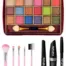 40 18 multicolor shimmer eyeshadow palette plus 3in1 mascara original imagtyesatm7yqth | VastrMitr