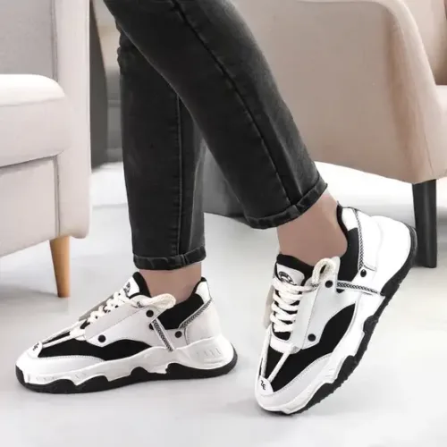 GRACEFUL FASHOINBALE ULTRALIGHT STYLISH WALKING SNEAKARS CASUAL SHOES FOR MENS Sneakers For Men (White) - Image 4