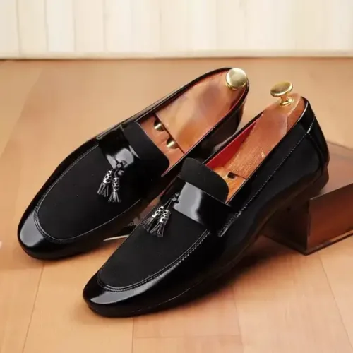 Casual Party Wear ,shoes Loafers For Men (Black) - Image 3