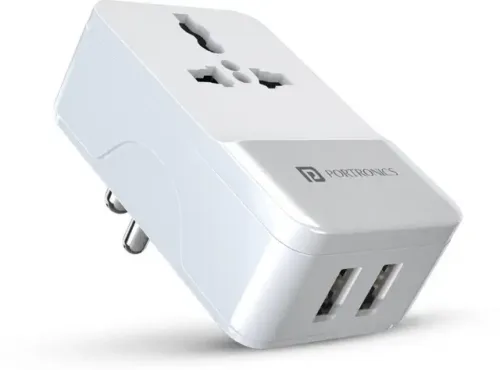 Adapto III 3.4 A Multiport Mobile Charger (White)