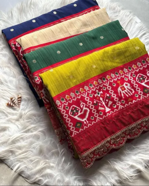Bandhani Silk Saree SAREE WITH BLOUSE - Image 4