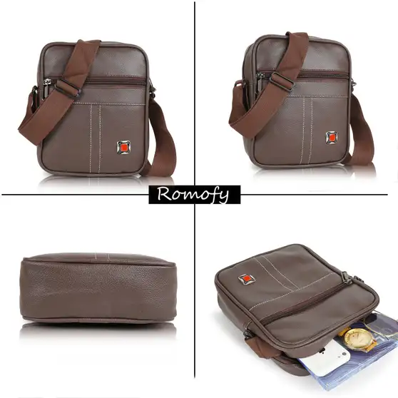 Brown Sling Bag Casual Trendy Travel Shoulder Crossbody Daytrip Men Slingbag 3 Brown Sling Bag Casual Trendy Travel Shoulder Crossbody Daytrip Men Slingbag - Image 2