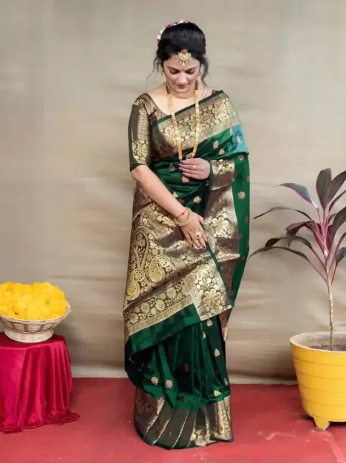 Self Design Bollywood Art Silk Saree