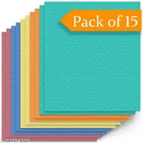 large 15 pcs kitchen household cleaning sponge wipes 15 carehut original imagg9dk6wnfj3fy | VastrMitr