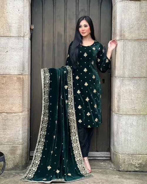 presenting Pure Heavy  Viscous Velvet Suit - Image 2