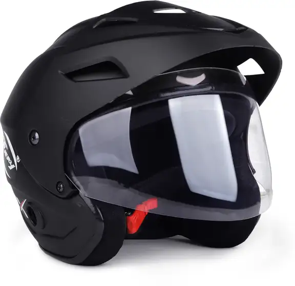 FUERY NANO PRO CAP HELMET Motorbike Helmet (Black) 2 FUERY NANO PRO CAP HELMET Motorbike Helmet (Black)