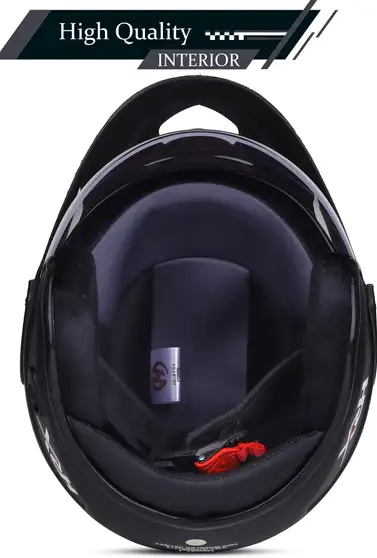 FUERY NANO PRO CAP HELMET Motorbike Helmet (Black) 4 FUERY NANO PRO CAP HELMET Motorbike Helmet (Black) - Image 3