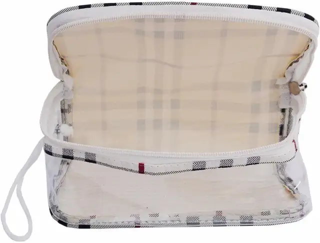 VYORA Set of 4 Multipurpose Transparent Travel Pouch Makeup Toiletry Kit Bag Cosmetic Bag (Pack of 4) 3 VYORA Set of 4 Multipurpose Transparent Travel Pouch Makeup Toiletry Kit Bag Cosmetic Bag (Pack of 4) - Image 2