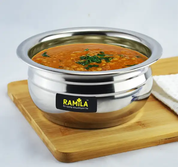 Handi set ,Handi Stainless Steel-INDUCTION BOTTOM Pot 16 cm diameter 1.5 L, 1 L, 0.75 L capacity (Stainless Steel, Induction Bottom) 4 Handi set ,Handi Stainless Steel-INDUCTION BOTTOM Pot 16 cm diameter 1.5 L, 1 L, 0.75 L capacity (Stainless Steel, Induction Bottom) - Image 3