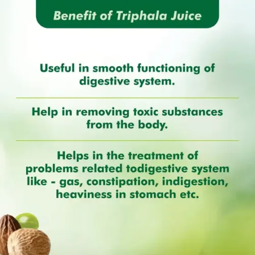 Baidyanath Triphala Juice | Healthy Digestion - 1 L (Pack of 2) - Image 3