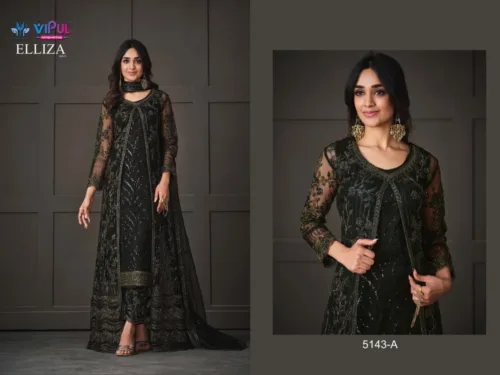 Vipul Fashion Elliza Salwar Kameez Shrug style Suit - Image 3
