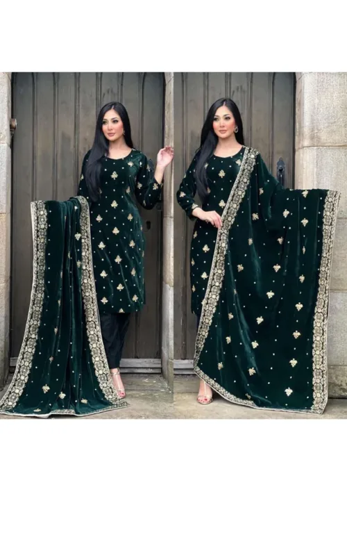 presenting Pure Heavy  Viscous Velvet Suit - Image 4