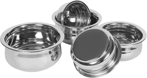 Stainless Steel Stainless Steel Urli Dinner Set - Image 3