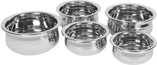 Stainless Steel Stainless Steel Urli Dinner Set - Image 4