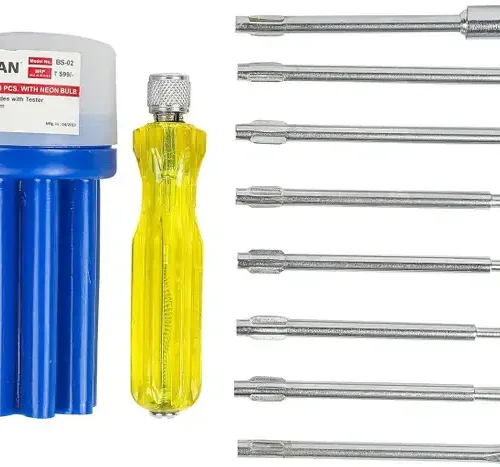 Spartan BS-02 8-Pieces Kit (Multicolour) Combination Screwdriver Set (Pack of 1) 12 Spartan BS-02 8-Pieces Kit (Multicolour) Combination Screwdriver Set (Pack of 1)