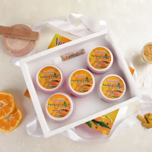 1 set of 1 papaya facial kit 1 gold polish scrub 1 gold radiance original imafwhmqsbhcyzwc | VastrMitr