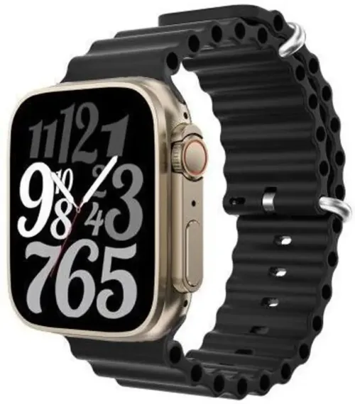 Yash Enterprises Android Smart Watch Men 4G Network BT Call GPS X8 Ultra T800 ULTRA Smartwatch (Black Strap, Free Size)