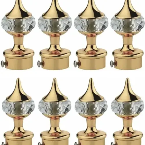 Gold Curtain Knobs, Rod Rail Bracket cambo 8 11 Gold Curtain Knobs, Rod Rail Bracket cambo 8