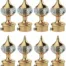 Gold Curtain Knobs, Rod Rail Bracket cambo 8