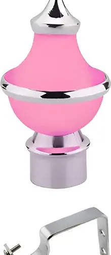 Pink Rod Rail Bracket, Curtain Rods 12 Pink Rod Rail Bracket, Curtain Rods