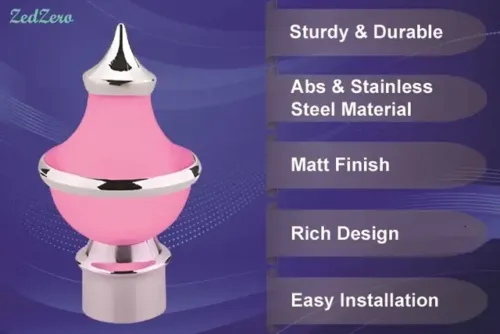 Pink Rod Rail Bracket, Curtain Rods - Image 6