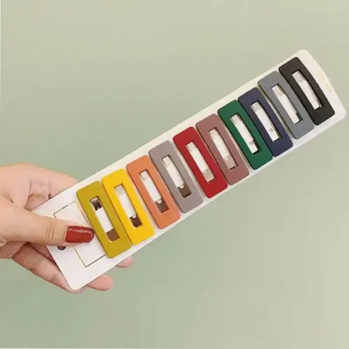 20Pcs Matte Snap Hair Clip B Tic Tac Clip (Multicolor) - Image 3