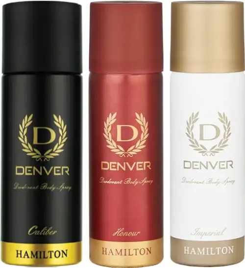 Denver Imperial, Caliber, Honour Deo (50ml x 3) Body Spray - For Men (150 ml, ... more