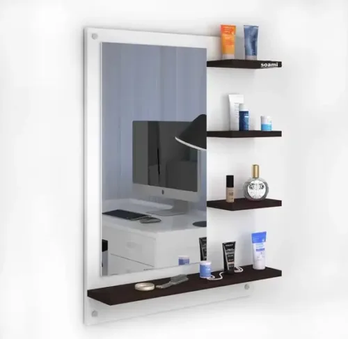 ONEDEEP Engineered Wood Dressing Table (Finish Color - , White / Black, DIY(Do-It-Yourself))