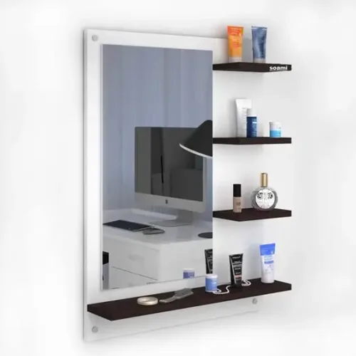 ONEDEEP Engineered Wood Dressing Table (Finish Color - , White / Black, DIY(Do-It-Yourself))