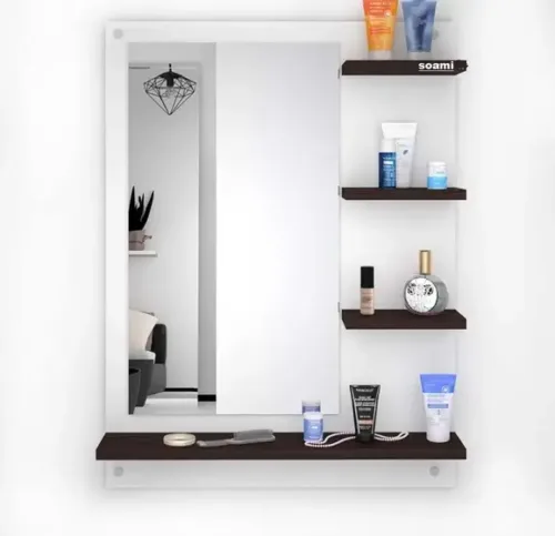 ONEDEEP Engineered Wood Dressing Table (Finish Color - , White / Black, DIY(Do-It-Yourself)) - Image 2