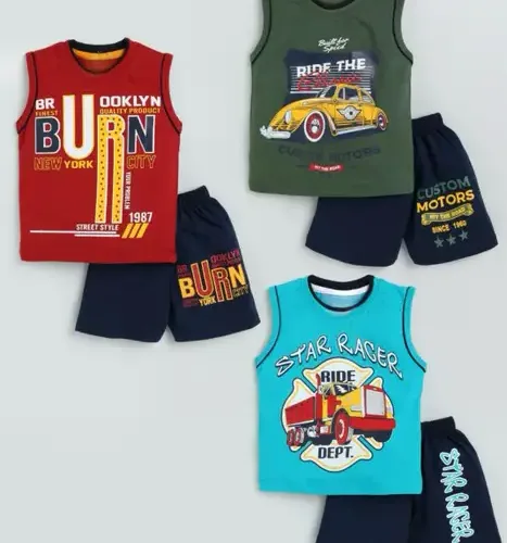 NEW TRINATH HOSIERY Baby Boys & Baby Girls Casual T-shirt Shorts (Multicolor) 8 | VastrMitr