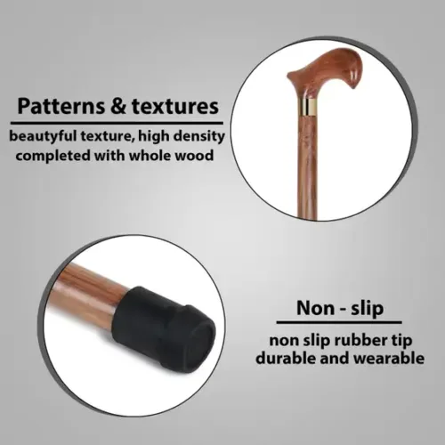 RCSP Walking Stick for Men & Women Old People Wooden Stick 36 Inch Wooden - Image 4