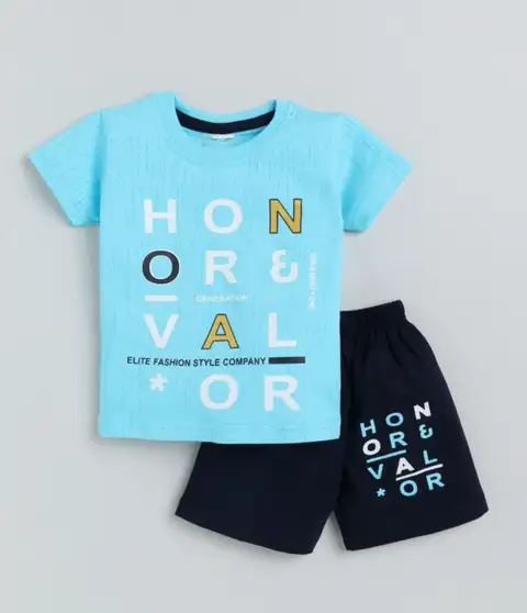 NEW TRINATH HOSIERY Baby Boys & Baby Girls Casual T-shirt Shorts (Multicolor) 3 NEW TRINATH HOSIERY Baby Boys & Baby Girls Casual T-shirt Shorts (Multicolor) - Image 2