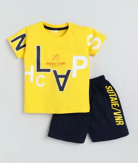 NEW TRINATH HOSIERY Baby Boys & Baby Girls Casual T-shirt Shorts (Multicolor) 4 NEW TRINATH HOSIERY Baby Boys & Baby Girls Casual T-shirt Shorts (Multicolor) - Image 3
