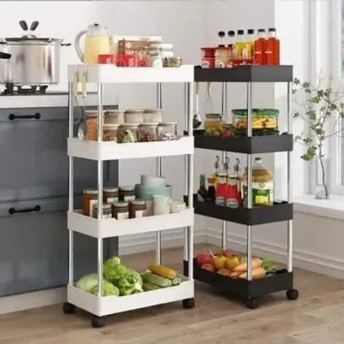 Kitchen Storage RACK Fruits/Vegetables Kitchen Rack (Plastic) - Image 3