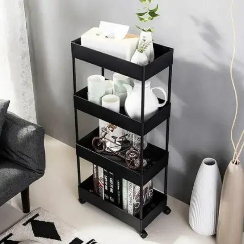 Kitchen Storage RACK Fruits/Vegetables Kitchen Rack (Plastic) - Image 4