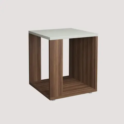 HOMEEASY Multipurpose Engineered Wood Side Table (Finish Color - Brown, DIY(Do-It-Yourself)) - Image 4