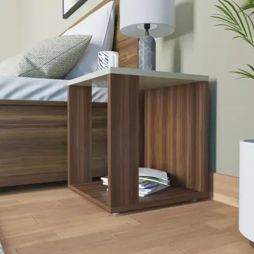 HOMEEASY Multipurpose Engineered Wood Side Table (Finish Color - Brown, DIY(Do-It-Yourself)) - Image 7
